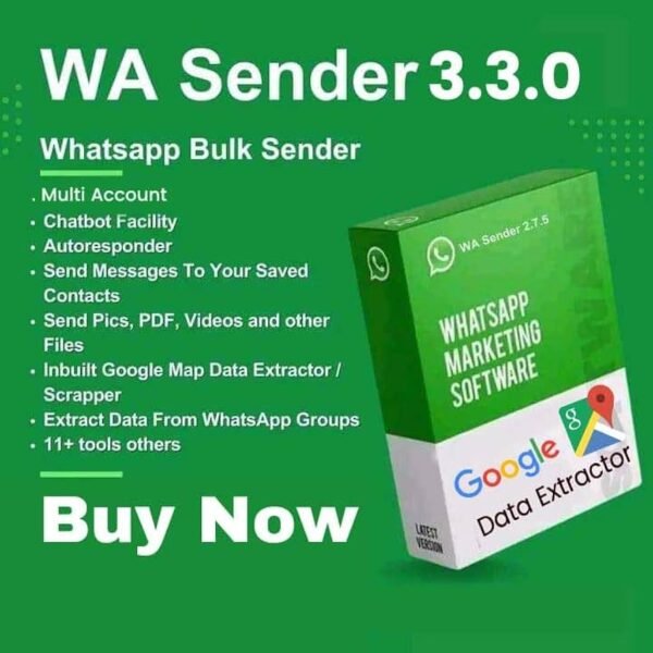 WhatsApp Bulk Sender + Multi Account & Rotation + Chatbot