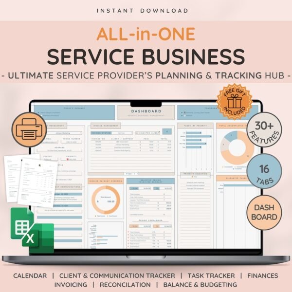 All-in-One Service Business Tracker!